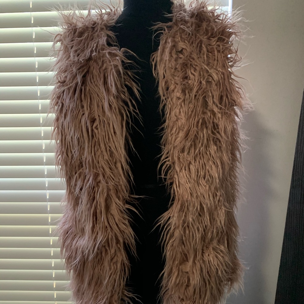 Pink Fuzzy Vest